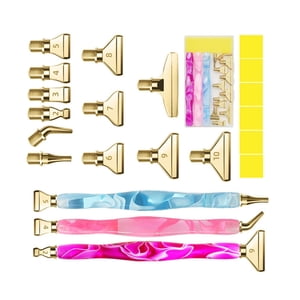 Magideal - Herramientas De Artesanía De , Puntas De Bolígrafo De Repuesto Diy, Bolígrafo De Punta De Taladro Portátil Para Principiantes, Agarre Cómodo, Oro