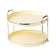 thumbnail image 5 of Bandeja De Mostrador De 2 Niveles Bandeja Decorativa Para Sala De Estar Almacenamiento De Cosméticos Cocina Amarillo, 5 of 5