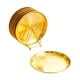 thumbnail image 3 of Plato De Cena De Acero Inoxidable, 6 Uds., Dorado, Reutilizable, Para Fiesta, Restaurante Al Aire Libre, 3 of 3