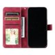 thumbnail image 2 of Funda Cartera para iPhone 16 Plus Tapa con Ranuras, Soporte y Correa Rojo, 2 of 5