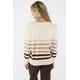 thumbnail image 3 of Sweater Rayas Luciana Crudo/Café crema L, 3 of 6