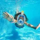 thumbnail image 3 of Mascara De Snorkel Buceo Fullface Completa C/ Soporte Camara Azul Claro, 3 of 3
