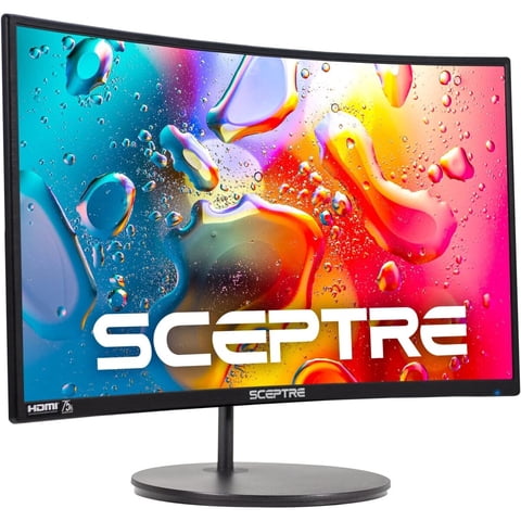 Monitor Curvo Sceptre 24 Pulgadas 1080P 75Hz Hdmi Vesa