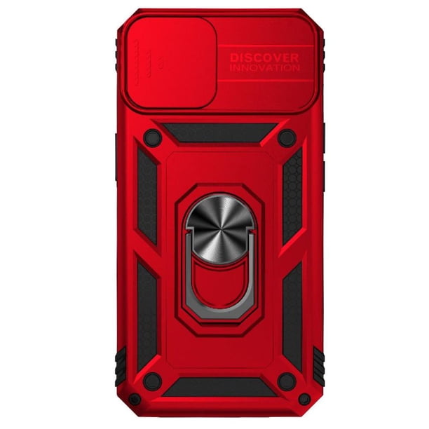Estuche GANGXUN para iPhone 14 Plus, soporte giratorio 360°, estilo mecánico y magnético