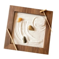 Magideal - Juego De Jardín, --Accesorios De Jardín De Arena, Hermosa Decoración De Escritorio Minimalista Y Elegante Para Habitación, Oficina, Mesa De Meditación