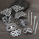 thumbnail image 2 of 1pc Celtic Viking Crown Hairpin - Stunning Silver Irish Hair Accessory for Women - Perfect for Braids and Decorative Jewelry, 2 of 5