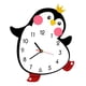 thumbnail image 2 of Reloj Colgante De Pared Con Decoración De Pingüino Pequeño De Madera, 9,8x11,8 Pulgadas, Para Dormitorio, Oficina, 2 of 3
