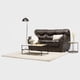 thumbnail image 2 of Sofa 3Cuerpos Belen Pu Cafe, 2 of 3