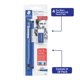 thumbnail image 2 of Portaminas STAEDTLER Mars Azul, paquete de 18, 2 of 7