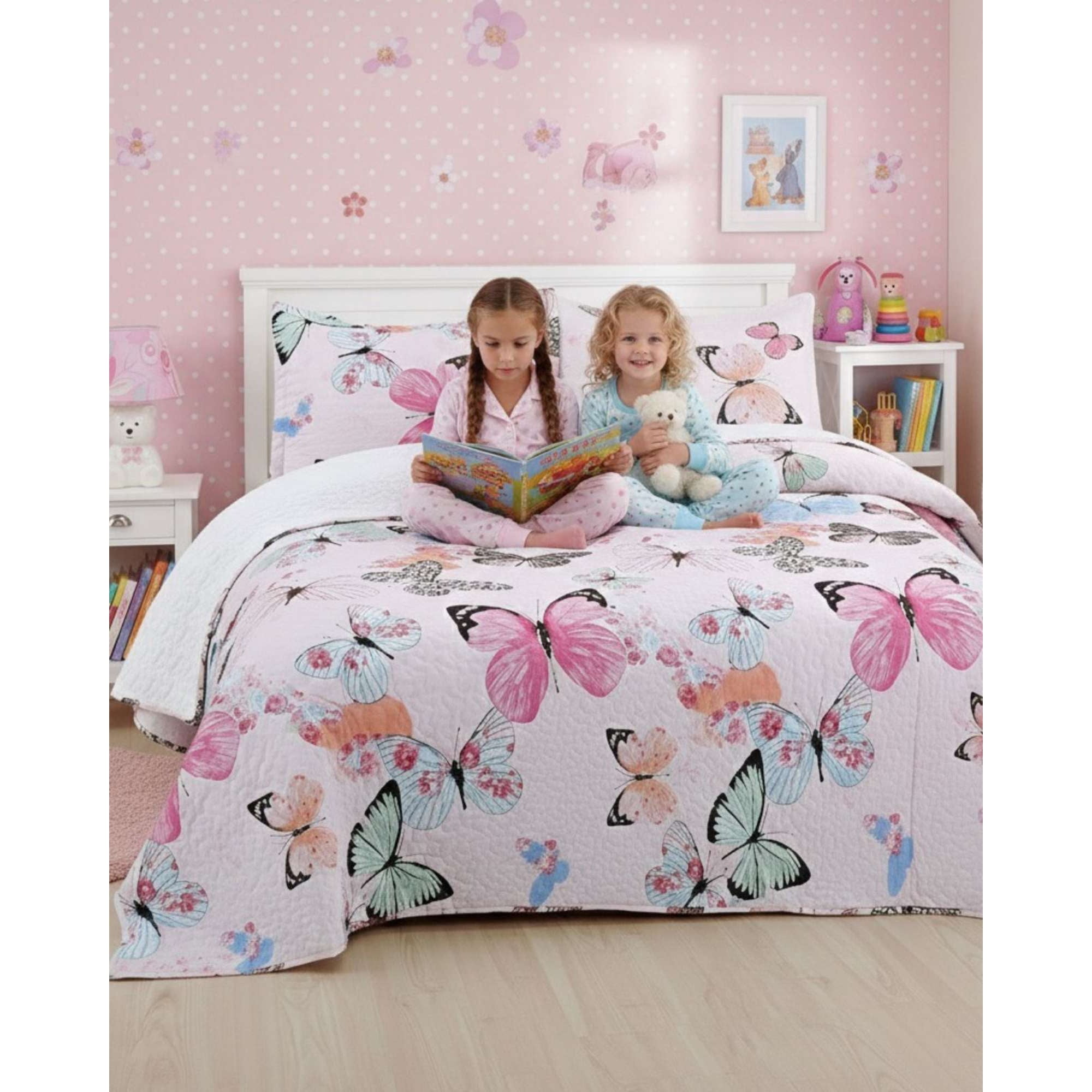 Mylhogar - Cubrecama Quilt Sherpa Otoño Invierno Plaza Y Media