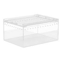 Magideal - Caja De Cría De Reptiles, Jaula De Recinto, Portátil, Transpirable, Terrario De Reptiles, Hábitat Animal, Jaula Para Camaleones, Serpientes, Contenedo 20 Cm X 15 Cm X 10 Cm