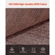 thumbnail image 3 of Tela parasol VEVOR 90% 140 GSM HDPE 2,4 x 3,6 m, color marrón, 3 of 9