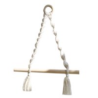 Bothyi - Toallero Bohemio Para Dormitorio, Colgador De Rollos De Tejido, Soporte De Papel Higiénico De Macramé Para Hotel