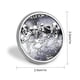 thumbnail image 2 of Familia esqueleto espeluznante bailando-Theme Round Button Badge: Premium Metal Construction, Ideal for High-End Events 2.8 cm, 2 of 6