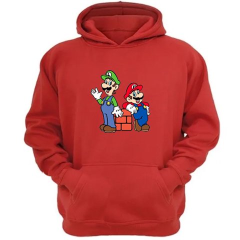 Genérico - Polerón Canguro Plomero Rojo Rojo Talla S Unisex