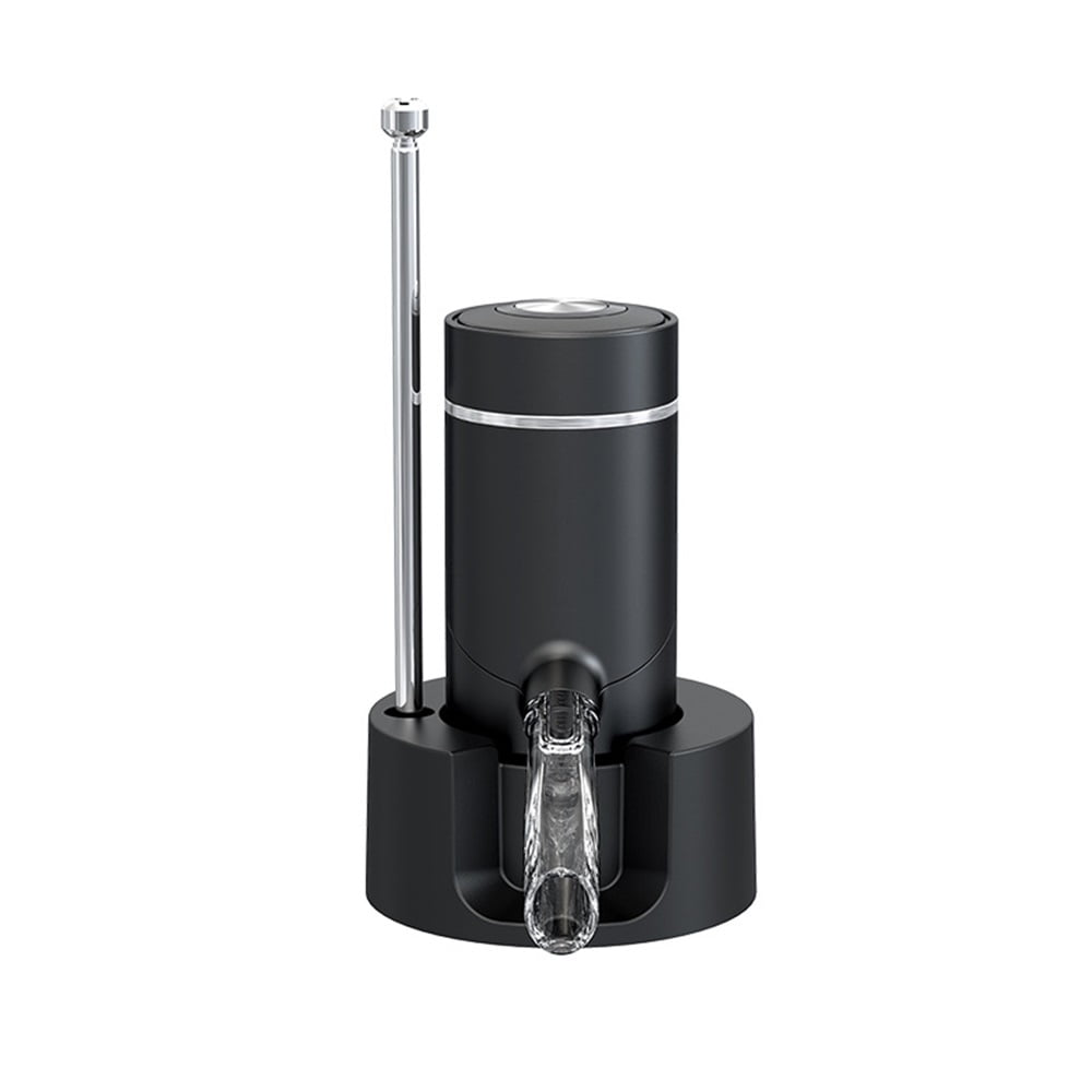 Xusx111 - Conjunto De Aerador Y Decantador Eléctrico De Vino 3 En 1 Con Base De Soporte - Dispensador Automático De Bomba, Tubo Retráctil Y Vertidor Incorporado, Regalo Ideal Para Los Amantes Del Vino