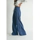 thumbnail image 3 of Saronite Pantalones de Algodón de Cintura Suave con Cordón Ajustable, Color Azul Marino (para Mujer), 3 of 5