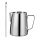 thumbnail image 4 of Espresso Latte Art Cup 350ml Superficie Lisa Jarra Para Espumar Leche Jarra Café Plata, 4 of 5