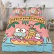 thumbnail image 3 of Kero Kero Keroppi 3-Piece Bedding Set For Kids Boys Girls Adult Cartoon Warm Cute Fashion Holiday Present Gift Bed Sheets, 3 of 5