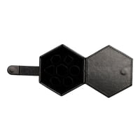 Bothyi - Caja De Dados Hexagonal, Soporte Organizador De Dados Para Juego De Dados, Juego De Mesa, Hogar, Negro