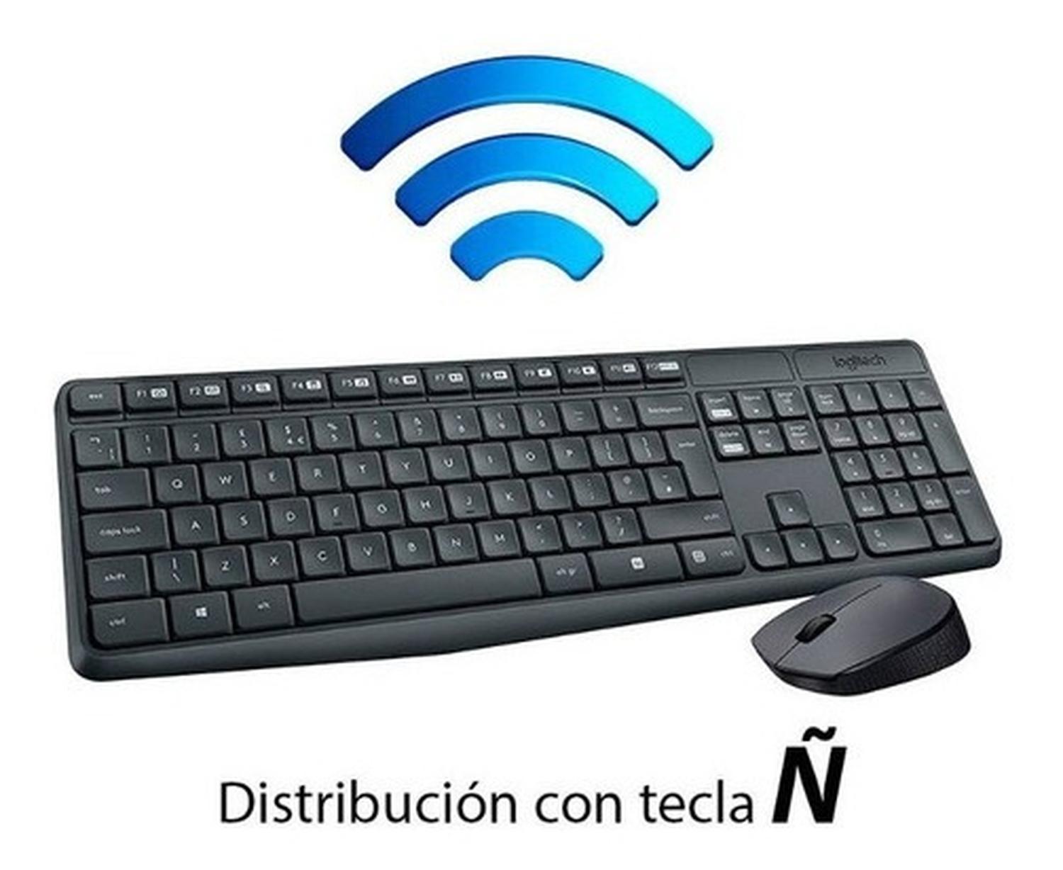 Logitech - Teclado + Mouse Mk235