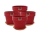 thumbnail image 1 of Set de 4 Maceta Greta 16cm Morron y sus platos, 1 of 3