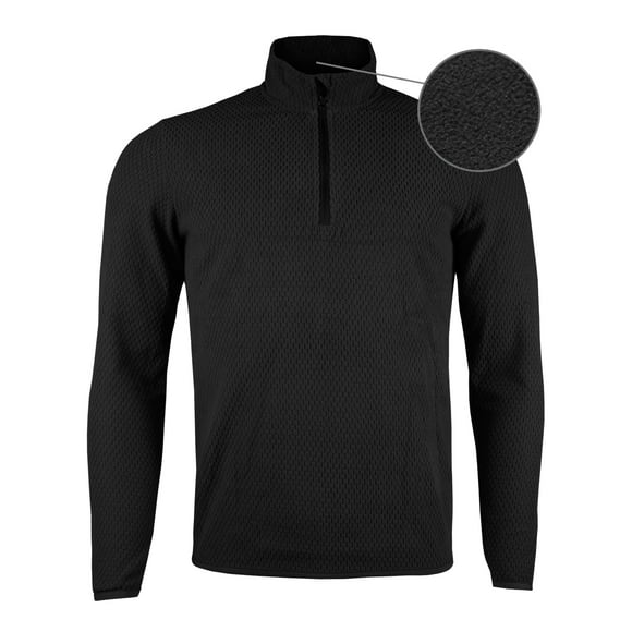Polera Ii Capa Micropolar Panal Con Cierre Hombre
