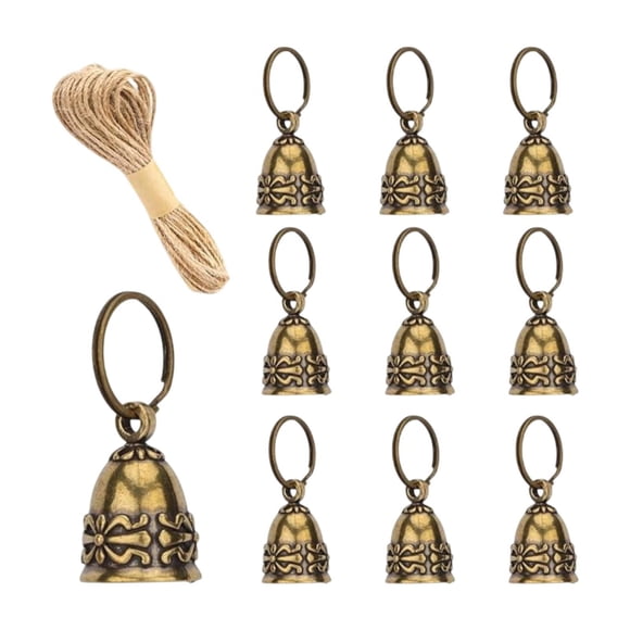 10x Vintage Hanging Bells Gift Creative Wind Chime Bells For Door Home Party