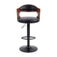 thumbnail image 1 of Silla Bar Taburete Piso Cocina Giratorio Ajustable Madera Moderno, 1 of 10