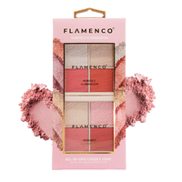 Paleta Maquillaje Flamenco Rubor E Iluminador Cheeky Love 8G