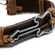 thumbnail image 3 of Pulsera unisex de cuero e hilo con dije de guitarra ajustable, 3 of 6