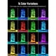 thumbnail image 2 of Minetom Color Changing Fairy String Lights, 33 ft, 100 LED, USB, Silver, 2 of 3