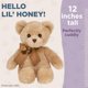 thumbnail image 3 of Oso de peluche Bearington Lil' Honey 30 cm, color marrón, 3 of 7