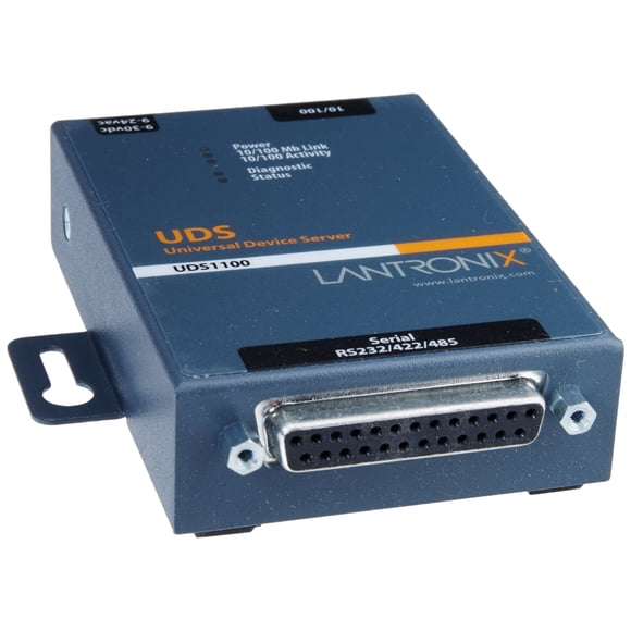 Servidor de dispositivos Lantronix UD1100001-01 de 1 puerto 10/100 RS232/422/485