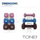 thumbnail image 5 of Set de mancuernas Tone Fitness de 22,7 kg con neopreno y rack incluido, 5 of 8