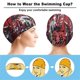 thumbnail image 3 of Helluva Boss Gorro de Natación de Licra, Gorro de Baño de Tela Cómoda, Gorro Elástico Antideslizante para Hombres, Mujeres y Niños, 3 of 6