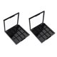 thumbnail image 4 of 2pcs Maquillaje Vacío Paleta De Sombras De Ojos Colorete Brillo De Labios En Polvo Caja De Bricolaje 12 Cuadrícula, 4 of 5