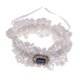 thumbnail image 2 of boda nupcial encaje blanco liga cristal zafiro encanto baile accesorios, 2 of 3