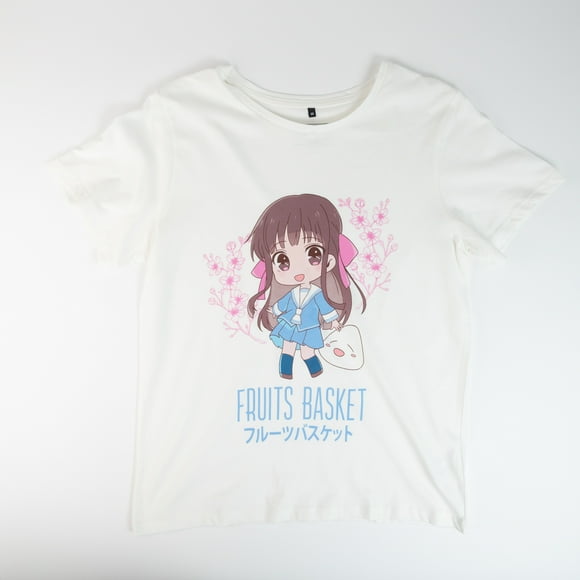 Polera Mujer YOU Fruits Basket Girl Blanco