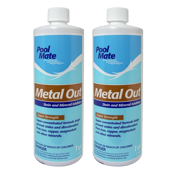Pool Mate Removedor de Manchas por Metales e Inhibidor de Minerales 2 Paquetes