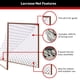 thumbnail image 4 of Red de Lacrosse Velocity 5 mm (paquete de 2) Negra, 4 of 6