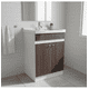 thumbnail image 1 of Mueble Vanitorio 60x47 cm Café Con Lavamanos Y Grifería ¡Listo para Instalar!, 1 of 5