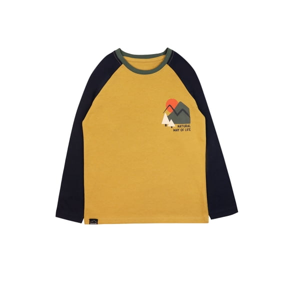 Polera kids niño m/raglan adventure