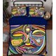 thumbnail image 1 of Face Pattern Quilt Duvet Cover Set Soft Bedclothes Super Home Textiles3-Piece Bedding Set, 1 of 5