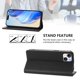 thumbnail image 3 of Funda Billetera con Soporte para iPhone 15 Plus Bloqueo RFID Plegable Negro, 3 of 6