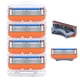 thumbnail image 1 of Cuchillas de repuesto Gillette Fusion 5 ProShield Chill para afeitadora manual para hombre, paquete de 4, llegan a las zonas más difíciles (16 unidades), 1 of 5