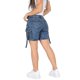 thumbnail image 2 of Short Mujer Cargo con Tiro Alto Elasticado 1139-1, 2 of 6