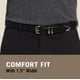 thumbnail image 4 of Equipaje de cuero genuino trenzado Belt Perry Ellis Portfolio, 4 of 6
