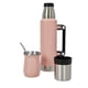 thumbnail image 1 of Termo De Acero Inoxidable 1.3 Litros + Mate 236ml Con Bombilla Color Rosa, 1 of 6