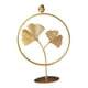 thumbnail image 1 of Estatuilla De Estatua De Hoja De Metal, Escritorio Coleccionable, Escultura De Flor Decorativa Para El Hogar, Pájaro Ginkgo Biloba, 1 of 3